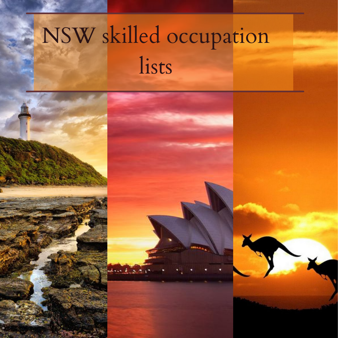 NSW skilled occupation lists