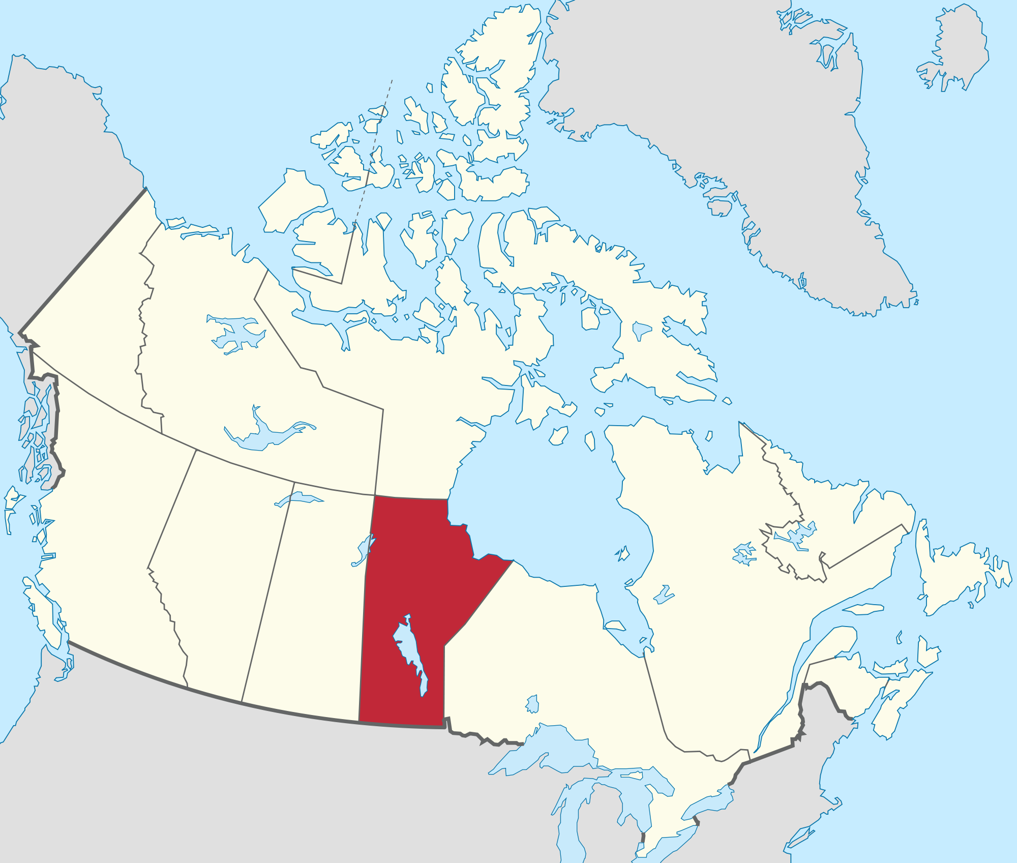 2000px Manitoba in Canada.svg